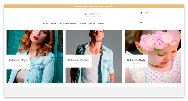 Diseño E-commerce Visteteonline